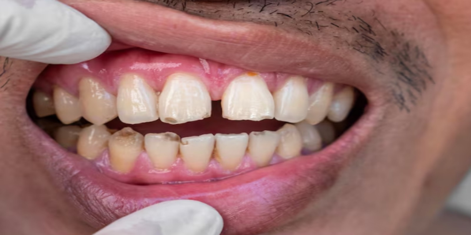 Cracked tooth and chipped tooth comparison